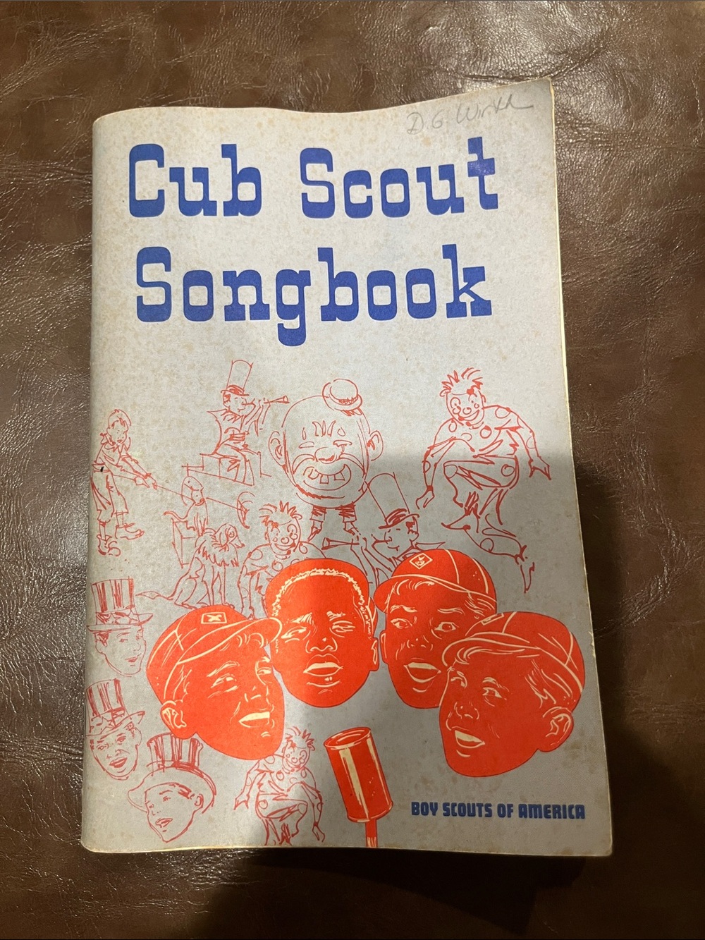 Vintage Cub Scout Songbook - Boy Scouts of America - Blue & Orange Cover